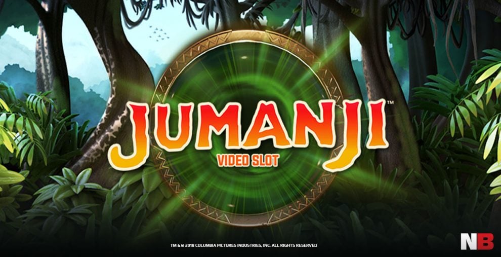 Jumanji kolikkopelin logo